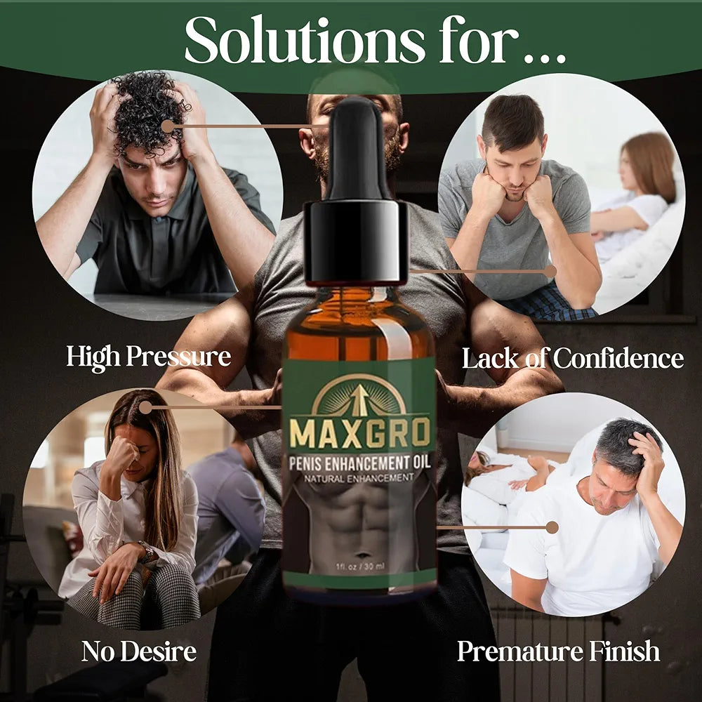 "Men’s Enhancement Oil – Strength, Stamina & Vitality Boost (30ml)"