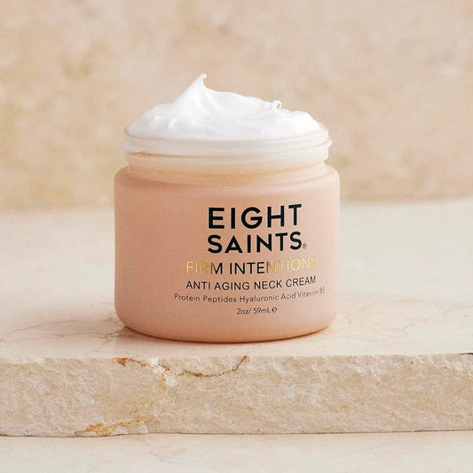 "Eight Saints Anti-Aging Neck Cream – Organic Firming & Wrinkle Care, 2oz"