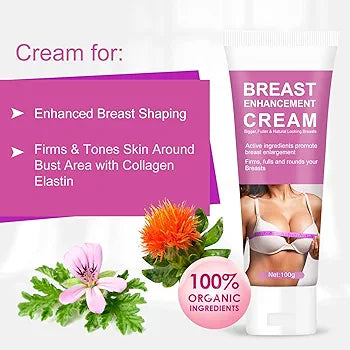 "Breast Enhancement Cream 100g – Natural Firming & Enlargement Formula"