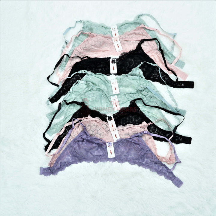 "Silky Satin Push-Up Bra – Soft Padded & Wired for Perfect Shape"