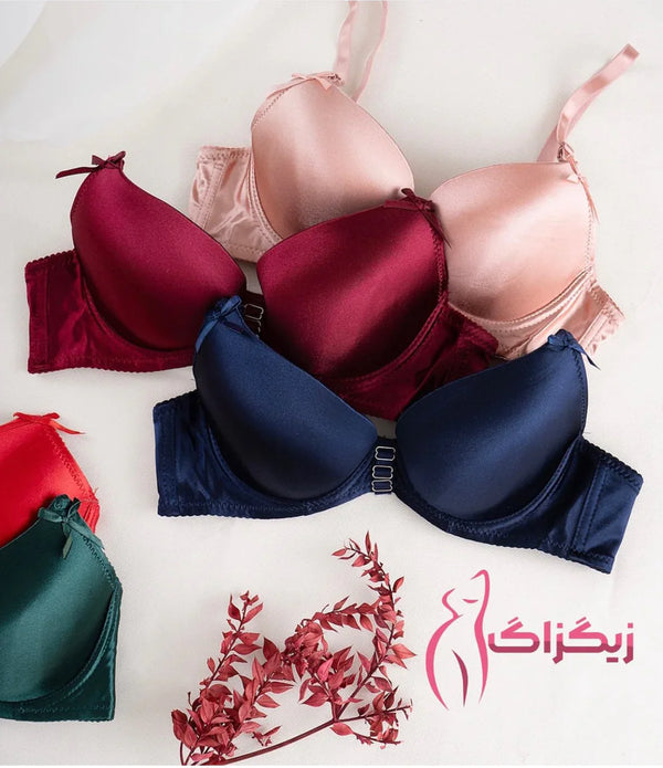 BLS Silky Smooth Push-Up Bra – Satin Padded Wired Bra
