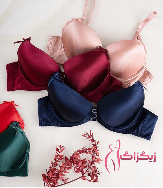 BLS Silky Smooth Push-Up Bra – Satin Padded Wired Bra